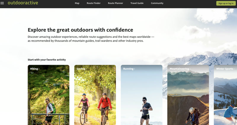 OutdoorActive app